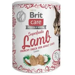 Ласощі для кішок Brit Care Cat Snack Superfruits Lamb ягня 100 г