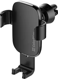 Тримач СolorWay на телефон Metallic Gravity Holder 3 Black - мініатюра 2