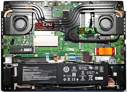 Вентилятор Acer (комплект GPU + GPU fan 12V) кулер для моделей ноутбука Nitro 16 AN16-41, AN16-51, Nitro 17 AN17-41, AN17-51 (23.QJLN7.005) Acer, 12V, 4pin - мініатюра 5