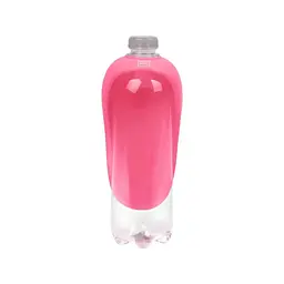 Поїлка насадка на пляшку Waudog Silicone, 16,5х9 см, рожевий (50777) - мініатюра 4