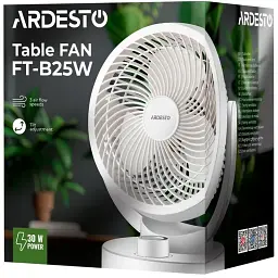 Вентилятор Ardesto FT-B25W настільний - мініатюра 8