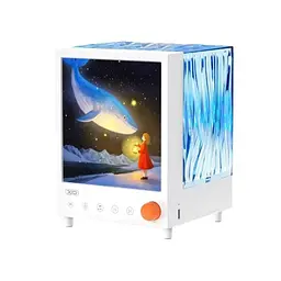 Акустична система-прожектор XO OZ14 Aurora Projection Ambient Light + Speaker 1200mAh Біла