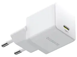 Мережевий зарядний пристрій Baseus Palm Fast Charger Type-C 20W P10111602213-00 White - мініатюра 4
