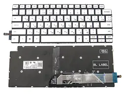 Клавіатура для DELL Inspiron 5390 5391 7391 5490 5491 5493 5498 7490 7491 (RU silver з підсвічуванням)
