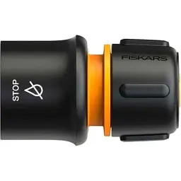 Конектор для шлангу Fiskars LB30 15 мм 39 мм аквастоп (1027083) - мініатюра 2