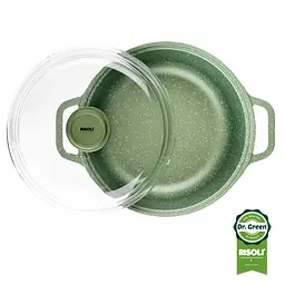 Каструля з кришкою Risoli Dr.Green 24 см (00097DR/24GS) - мініатюра 3