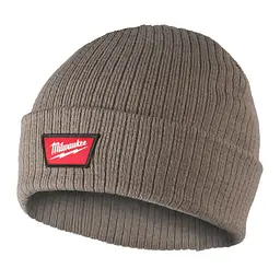 Шапка з манжетою MILWAUKEE, BNC BR, коричнева (ONE-SIZE)