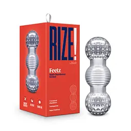 Мастурбатор Blush Rize - Feelz Masturbator - Clear, мультитекстура, ефект вакууму