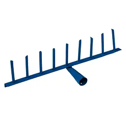 Граблі сталеві штикові з 9 зубцями з держаком (черенком) 1.2 м, Господар 85671 - мініатюра 5