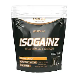 Гейнер Evolite Nutrition IsoGainz, 1 кг - Банан