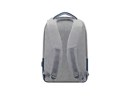 Рюкзак для ноутбука RIVACASE 7562 Grey/Dark Blue - мініатюра 3