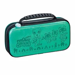 Чохол Deluxe Travel Case (Animal Crossing All Green) (Nintendo Switch, Switch Lite, Switch OLED model) - мініатюра 2