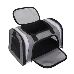 Сумка-переноска для домашніх тварин SenFul Sport Pet Carrier SBC5166 з м'якими боковинами - мініатюра 2