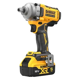 DeWALT Гайковерт ударний XR Li-Ion безщітковий 18В акб 2х5А·год 1084Нм 2000об/хв 3250уд/хв 1/2" ЗП кейс 1.67кг