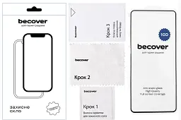Скло захисне BeCover Realme C65 10D Black (711833) - мініатюра 3