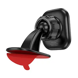 Холдер Hoco H30 Brilliant magnetic car holdercenter console Чорний - мініатюра 3