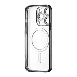 Чохол Ductil Metallic Edge with MagSafe (Protected Camera & Lens) iPhone 13 Pro Black - мініатюра 3