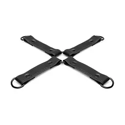 Хрестовина Bedroom Fantasies Hogtie 4 - Way Restraint Cross - Black - мініатюра 2