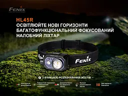 Ліхтар налобний Fenix HL45R LED з безконтактним датчиком - мініатюра 6