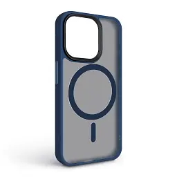 Чехол ArmorStandart Uniq Magsafe для Apple iPhone 15 Pro Dark Blue - миниатюра 2