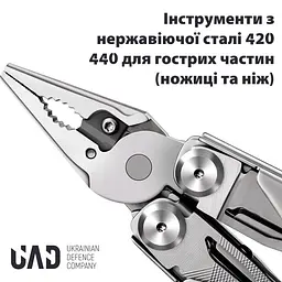 Мультитул UAD MasterGear професійний 17 інструментів (UAD-00S) - мініатюра 5