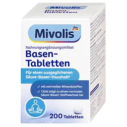 Біологічно активна добавка з мінералами Mivolis Pool-Tabletten, 200 шт