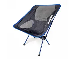 Кемпінгове крісло BaseCamp Compact, 50x58x56 см Чорний-Синій