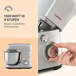 Кухонний комбайн тістоміс Klarstein Bella Pico 2G 1300 W (10036469) - мініатюра 2