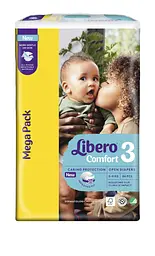 Підгузки Libero Comfort 3 (5-9 кг), 86 шт. - мініатюра 2