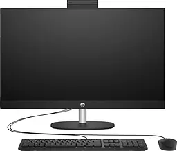 Моноблок HP 27 All-in-One 27-cr1011ua FHD IPS/Intel U5-125U/16GB/1TB/UMA/DOS/Jet Black (AE0Q2EA)