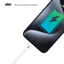 Кабель ArmorStandart AMQKJ3ZM Type-C to Lightning 1m White (ARM72697) - мініатюра 3