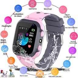 Дитячі розумні смарт годинник Smart Watch Q16 з камерою прослуховуванням Sim-картою Black (18360) - мініатюра 4