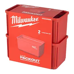 Контейнер 10x20см із вкладкою для дрібних предметів PACKOUT MILWAUKEE 2 шт