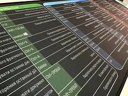 Великий килимок для мишки WorkPlaceShop Поєднання клавіш для Word, Excel та Power Point 800 x 300 мм - мініатюра 3