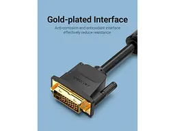 Кабель Vention DVI to VGA 3m Black (EACBI) - мініатюра 4