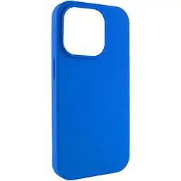Чохол Silicone Case Full Protective (AA) NO LOGO для Apple iPhone 13 Pro Max (6.7) Синій / Capri Blue - мініатюра 2