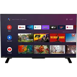 TV 43 Toshiba 43LA2E63DG HD/LED/T2/Android 11/2 x 8W/Dolby Digital/HDMI/Wi-Fi/VESA 100 x 100 M4/Blac