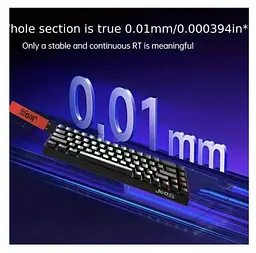 Механічна ігрова клавіатура JEDEL KL166 Hot-Swap Outemu Magnetic Switch Black - мініатюра 6