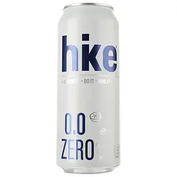 Упаковка пива безалкогольне Hike Zero світле 0% 12 л (0.5 л х 24 шт.) з/б - мініатюра 2
