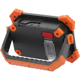 Прожектор переносний Sthor COB LED Li-Ion акумул 3.7V 6.6 АГ 20Вт 2000 lm чорно-помаранчевий (82871) - мініатюра 2