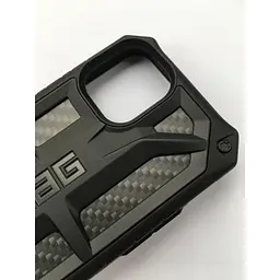 Оригінальний протиударний чохол UAG Monarch для iPhone 12 Mini (5.4") Black Carbon (112341114242) - мініатюра 4