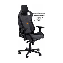 Крісло ігрове GT Racer X-8005 Dark Gray/Black Suede