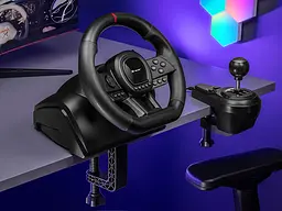 Кермо + коробка передач + педалі Tracer SimRacer MANUAL GEARBOX 6 in 1 PC/PS4/PS3/Xone/X360/SWITCH (TRAJOY47345) - мініатюра 6