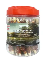 Куряче в'ялене м'ясо на кальцінованій паличці Lucky star 500 г - мініатюра 2