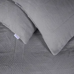 Постільна білизна MirSon №20-02 Waffle Gray 200x220 Євро (2200011032870) - мініатюра 7