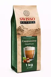 Капучино Swisso Kaffee Cappuccino Haselnuss зі смаком лісового горіха 1 кг