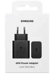 Мережевий зарядний пристрій 60W Black Samsung teh0026803 - мініатюра 5