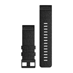 Ремінець Garmin для Fenix 6x 26mm QuickFit Heathered Black Nylon bands (010-12864-07) - мініатюра 2