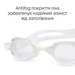 Підліткові (дорослі) Окуляри для плавання Renvo Mira JR Anti-fog Білий OSFM (2SG230-03) - мініатюра 6