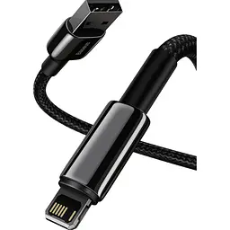 Кабель Baseus Tungsten Gold USB to Lightning 1m Black (CALWJ-01) [92814] - мініатюра 2